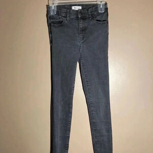 Madewell 9’’ high rise skinny  grey jeans 27T